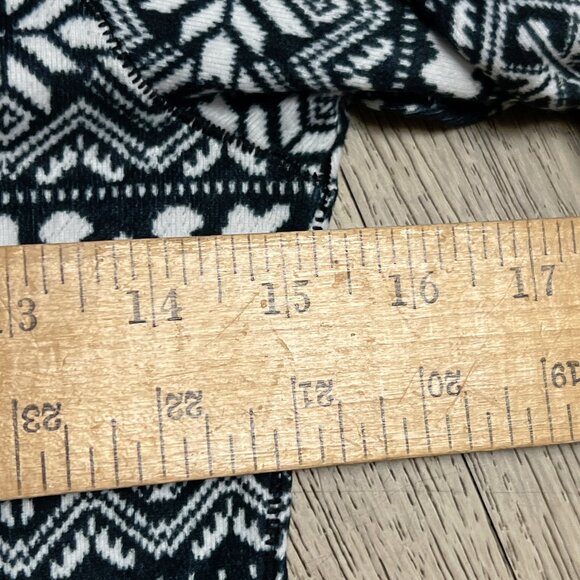 NWT SKIMS LOGO PLUSH POINTELLE LONG SLEEVE HENLEY TOP ONYX FAIR ISLE M NEW - Picture 10 of 10